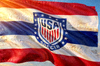 美国国家足球队大型旗帜